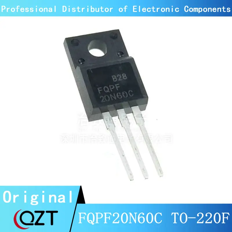 10pcs/lot FQPF20N60C TO220F FQPF20N60 20N60 20N60C TO-220F chip New spot