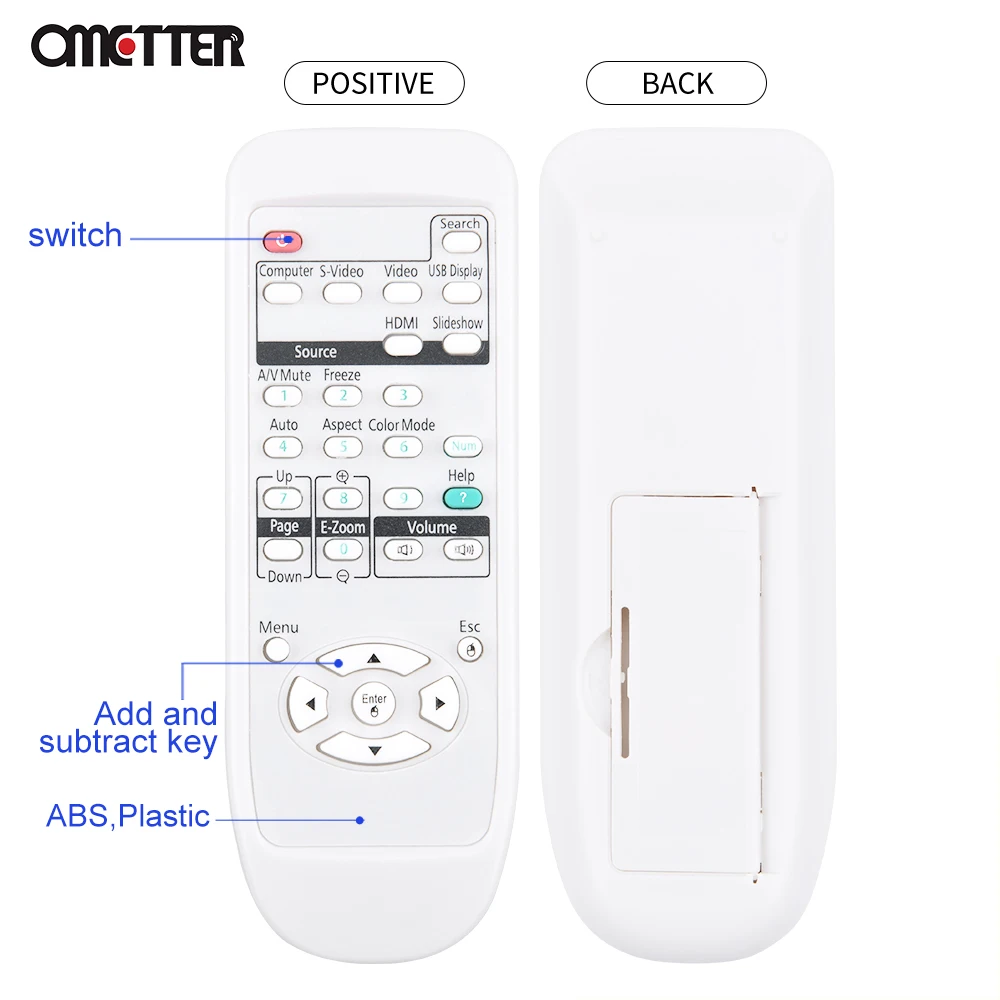 Новинка для пульта дистанционного управления Epson для проектора EB-D290/W03/X03/W15/X17/X18/CB-S03