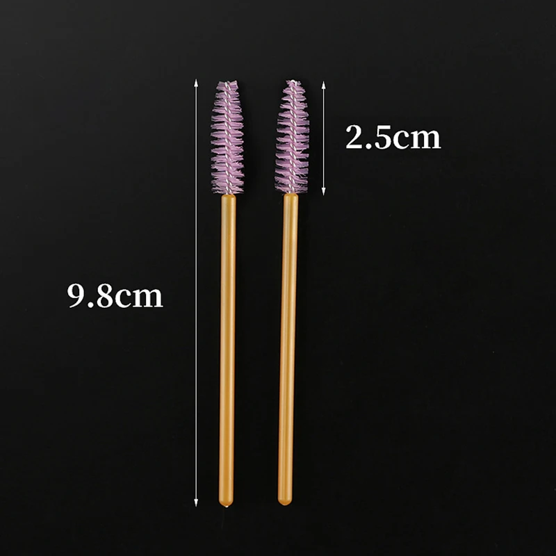 50Pcs Eyelashes Extension Disposable Makeup Eyebrow Brush Mascara Wand Applicator Eye Lashes Cosmetic Brush Set Makeup Tool