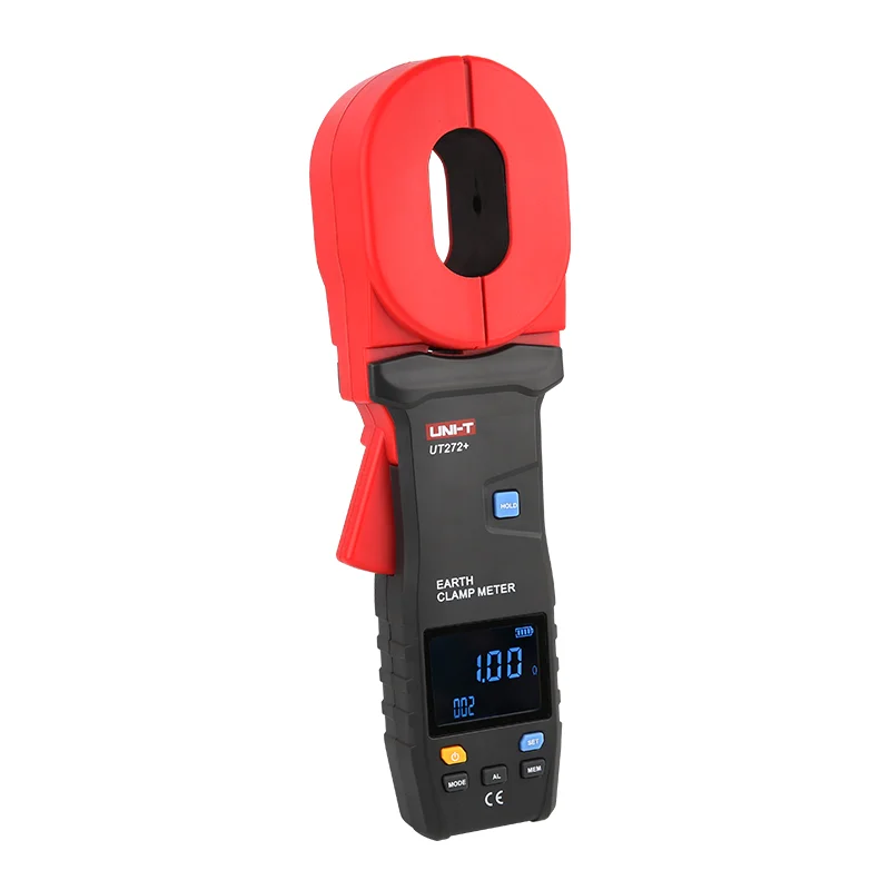 UNI-T التأريض المقاومة متر UT272 + UT273 + UT275 + الرقمية المشبك الأرض الأرض تستر تسرب الحالي حلقة المقاومة اختبار