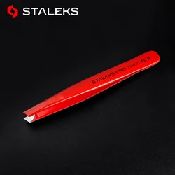 STALEKS Expert TE-11-3 Professional Eyebrow Clip Tweezers Military-grade Perfect Closure Effortlessly Pinch Fine Hair Beard AISI