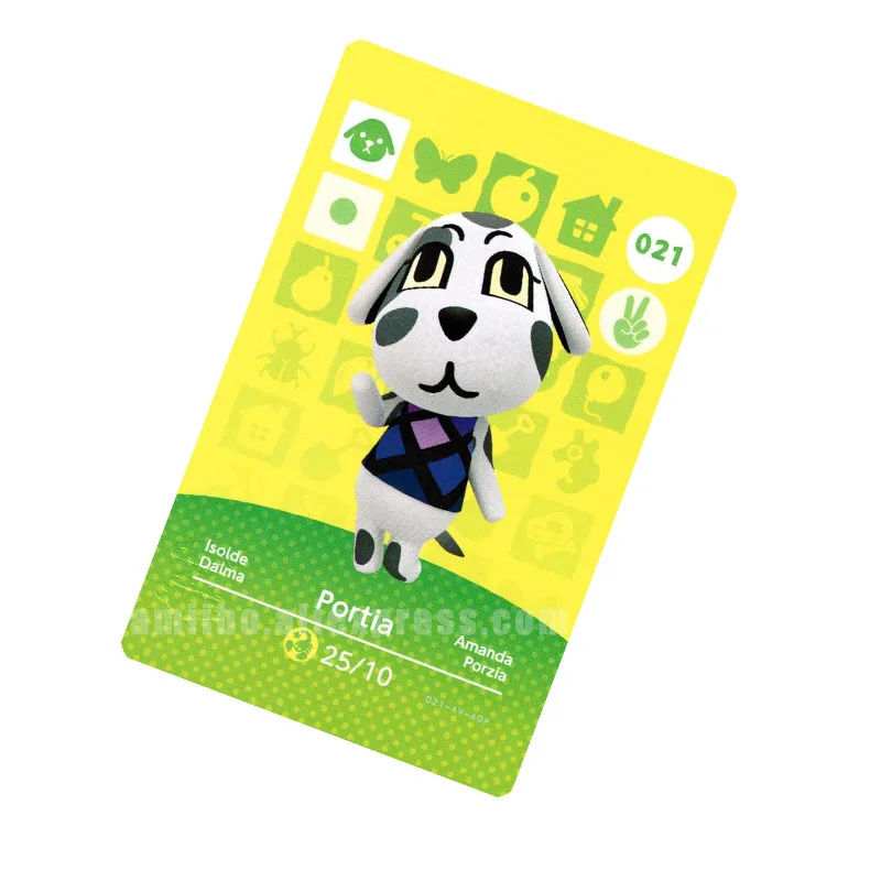 021 Portia NFC Printing Card Animal NTA215 Printed Card Work for Games