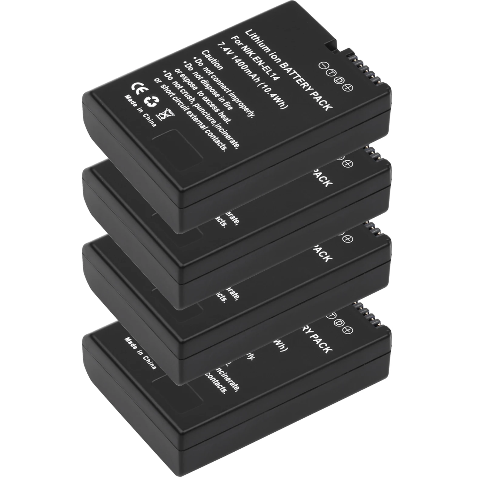 EN-EL14 EN-EL14A EL14 Vervanging Camera Batterij Voor Nikon D3100 D3200 D3300 D3400 D5600 D5100 D5200 P7000 P7800