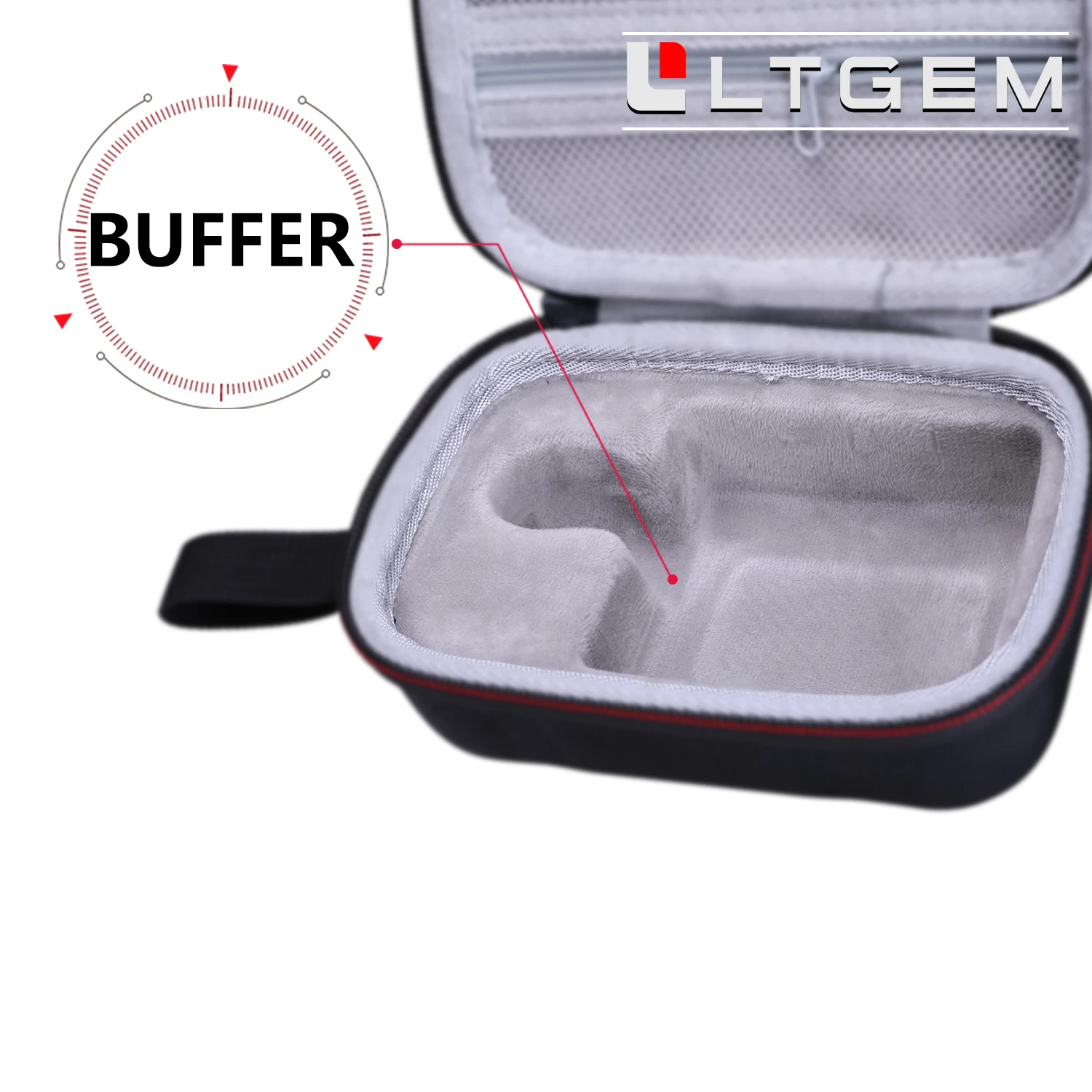 LTGEM Waterproof EVA Hard Case for JBL Go 3 Portable Speaker with Bluetooth, Built-in Battery