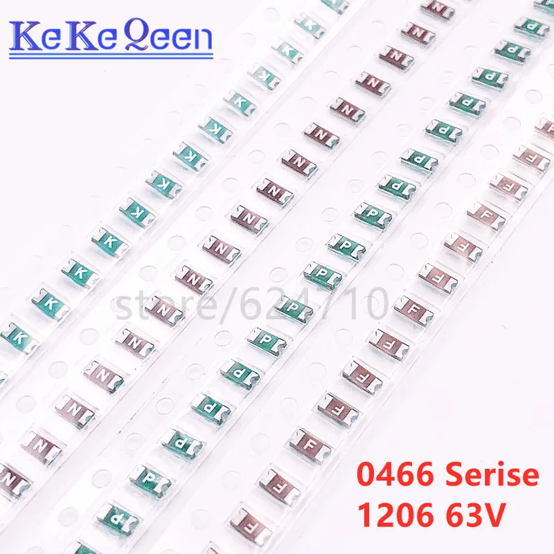 100PCS LF Oberfläche Montieren Sicherung 0466,500 SMD Sehr Flink 1206 63V 0,25 A 0,375 A 0,5 A 0,75 EINE 1A 1,25 A 1,5 A 2A 2,5 EINE 3A 3,5 EINE 4A 5A