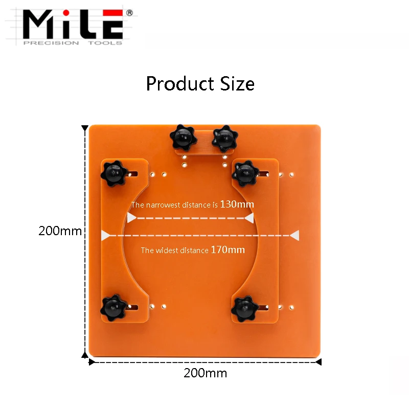 MILE Tampa traseira separada desmontagem fixação titular fixação vidro quebrado tampa traseira Fix LCD ferramenta de reparo para iPhone X 8P 8G