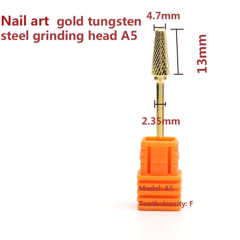 1pc 5 Type Tungsten Steel Nail Grinding Head Milling Manicure Cutter for Pedicure Machine Sander Drill Bit Device Electric Tools