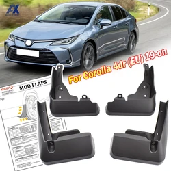 Set For Toyota Corolla E210 4door Saloon Sedan 2019 2020 Front Rear Car Mud Flaps Splash Guards Mudguards Accessories