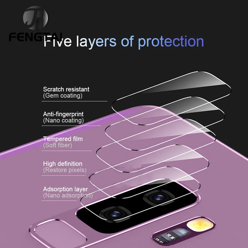 Camera Lens Glass For Samsung Galaxy S10 lite plus screen Protector Film for Galaxy s8 S9 Plus Note8 note9 screen Protector