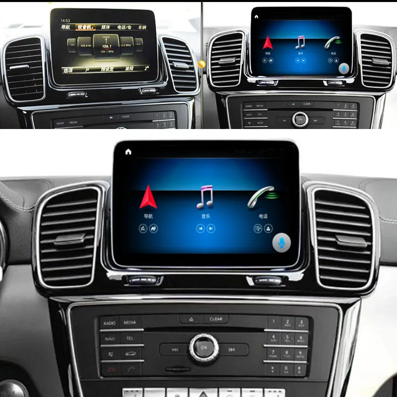 For Mercedes Benz GLS 350 450 550 63 MB X166 NTG AMG Navi Car Radio Stereo Audio Navigation GPS Accessories Android Screen