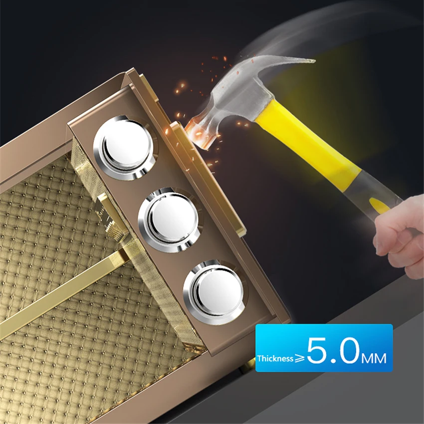 Strongbox Digital Safety Safe BGX-25 Password Anti-theft Fingerprint Invisible Password Office Jewelry With Lock Alarm Cabinet