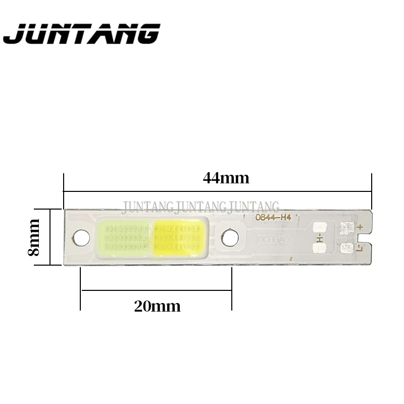 CSP car headlight c6 H4 bi-color light source white ice blue 8*44mm 9V 1200mA 15W motorcycle light h4 cob led