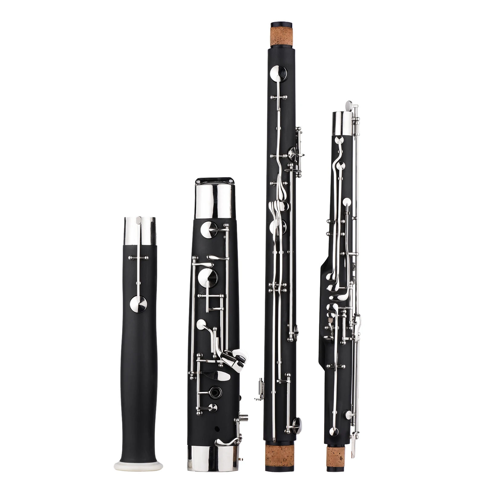 المهنية C مفتاح باسون Woodwind أداة الخشب الجسم النيكل مطلي مفتاح مع قفازات القصب تنظيف الملابس