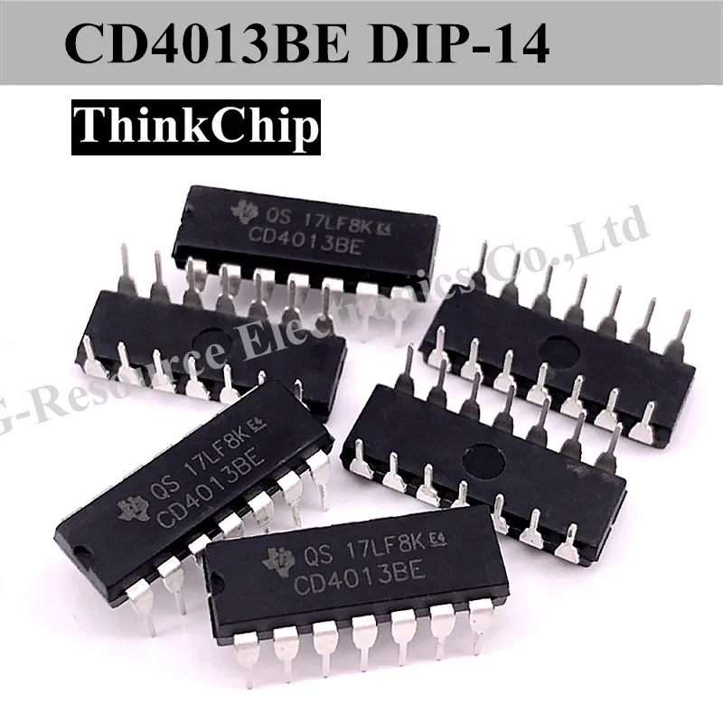 (10 stücke) CD4013BE DIP-14 CD4013 DIP14 4013BE DIP CMOS DUAL D-TYPE FLIP-FLOP