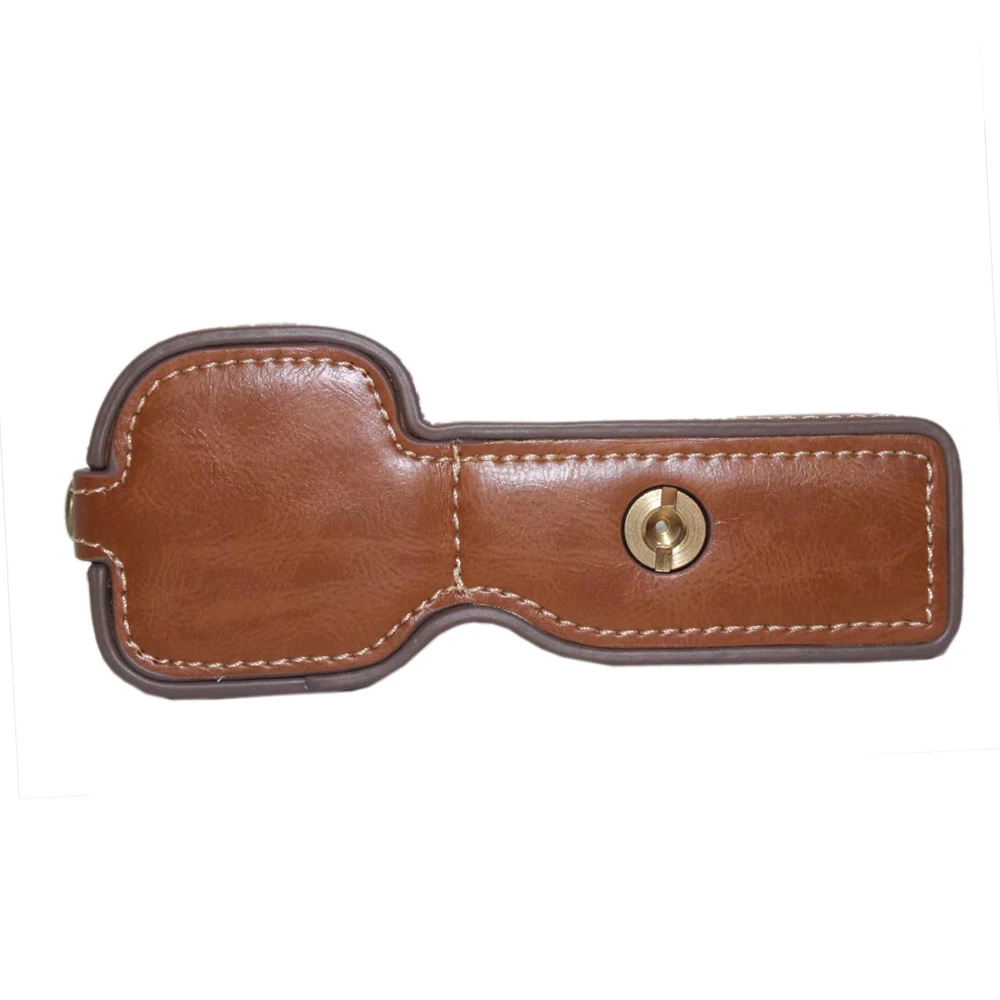 Demi-coque en cuir PU pour appareil photo, étui de fond avec ouverture de batterie pour Sony ZV-E10 ZVE10