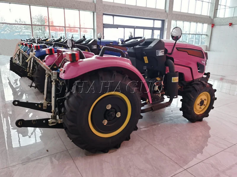 Gardenhouse Four Cylinder Engine 50HP Orchard  Machine Multifunction Farm Tractors Micro Tractors
