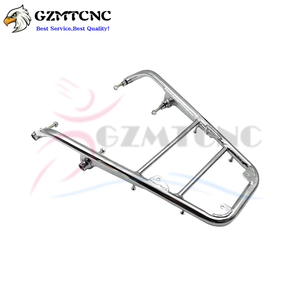 Luggage Rack Rear Saddlebag Support Touring Shelf Carrier Cargo Holder Bracket For Honda CB 1100 CB1100 11-16 2012 Chrome Silver