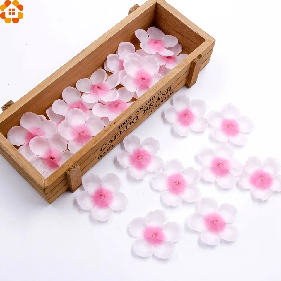 500pcs Simulation Cherry Blossom Petals Rose Petals Wedding Petals  Fake Artificial Flower For Home And Wedding Decoration