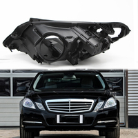 for Mercedes w212 shell E300 E200 E260 E250 Black plastic case lens lamp base lamp protection base front headlight rear case