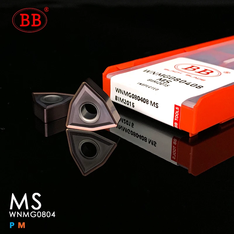 BB WNMG Carbide Insert WNMG0804 CNC Lathe External Turning Tool 04 06 08 Angle MA MS TM for Stainless Steel Hard Steel