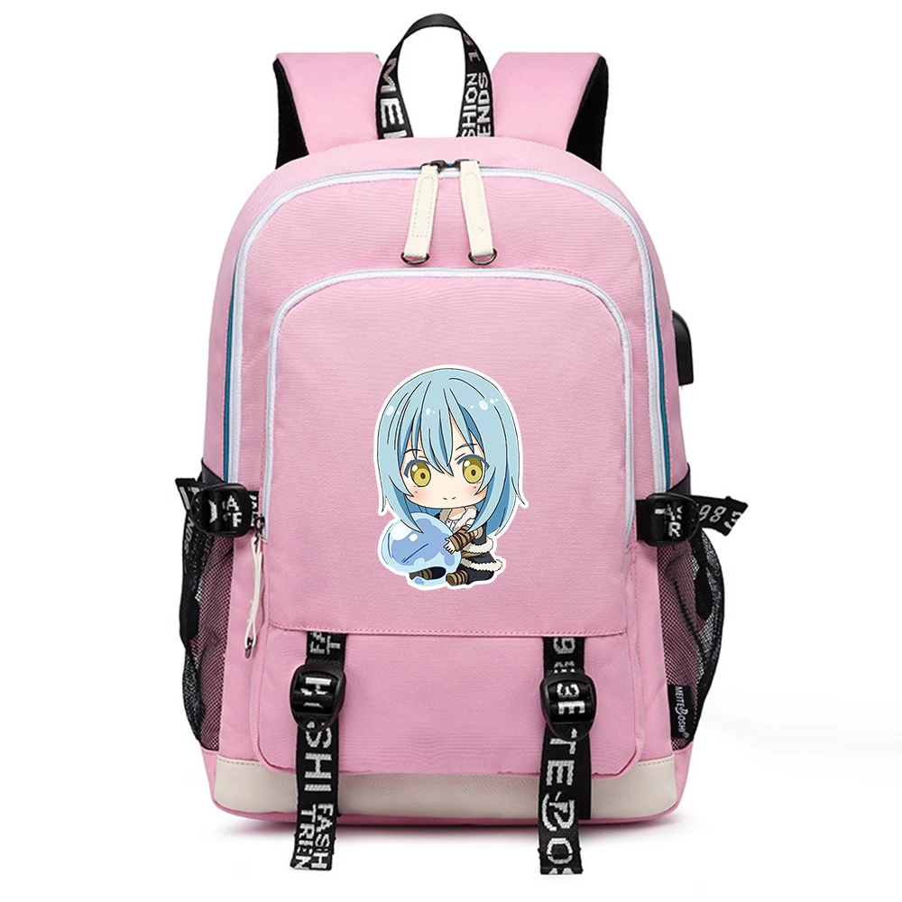 That Time I Got Reincarnated as a Slime Anime Bookbag Oxford Students School Bags Large Travel Backpack Gilrs Laptop Bagpack
