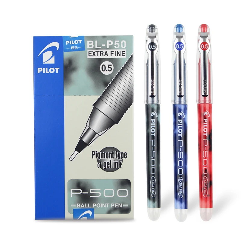 Pilot P-500 0.5mm gel pens Office&School Stationery writing supplies 5pcs/lot Made in Japan