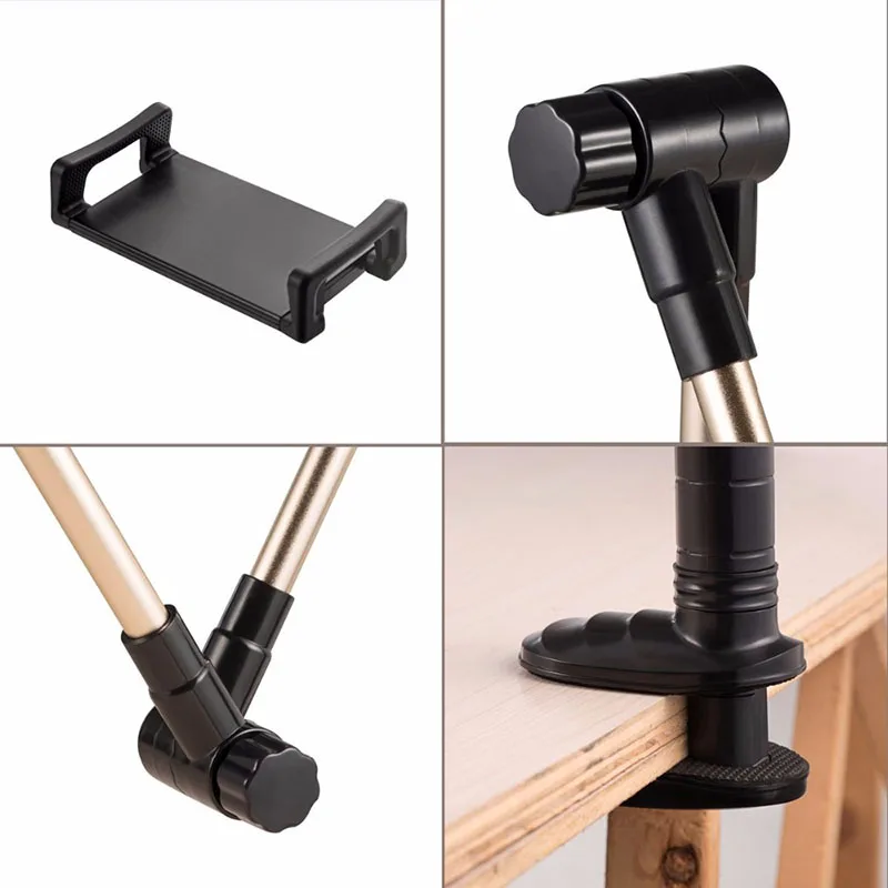 Folding Long Arm Phone Tablet Holder Stand Lazy Bed Mount 4-14 Inch Tablet support Bracket For Ipad Pro 12.9 11 10.5 Kindle