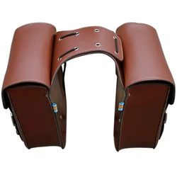 New Retro Bicycle Rack Bag Leather Robust Rear for Retro Bicycle Saddle