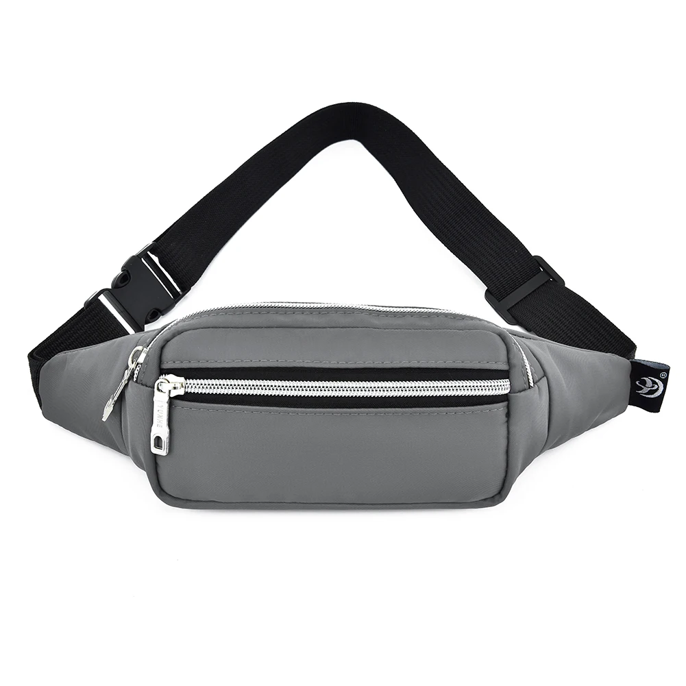 Adults Solid Color Casual Style Waist Bag Waterproof Multipurpose Unisex Simple and Stylish Shoulder Bag Waist Pack