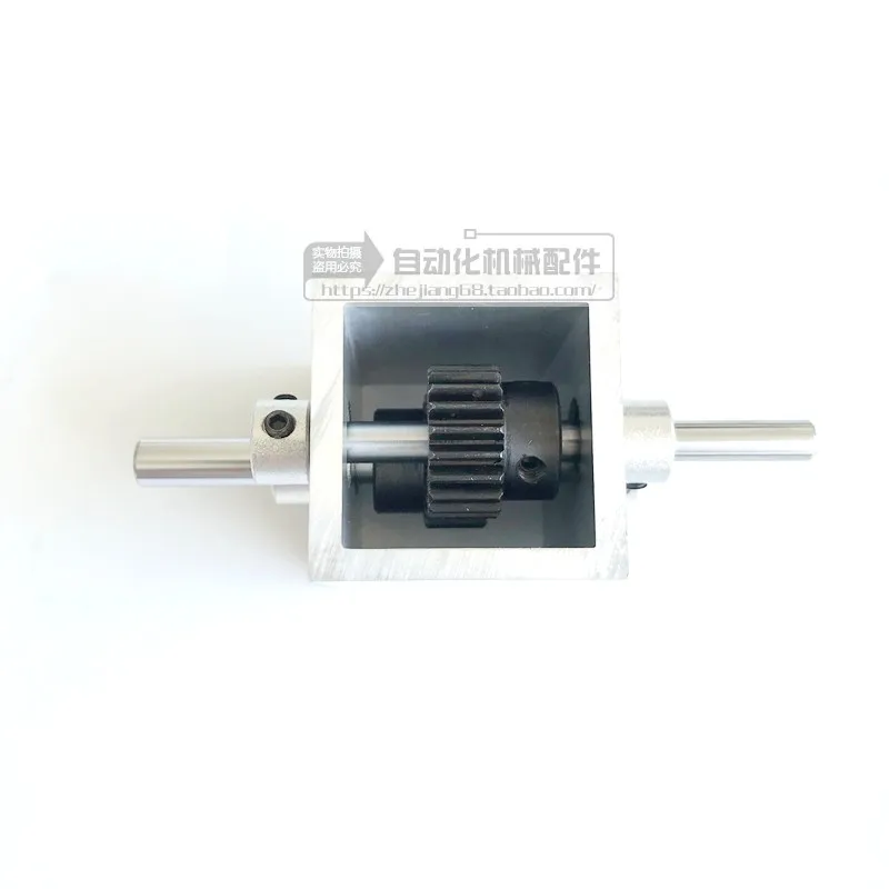 180 Degree Parallel Commutation Small Hand Crank Increasing Speed Gearbox 1:2 Micro Gearbox 1:1 Reduction Angle Device