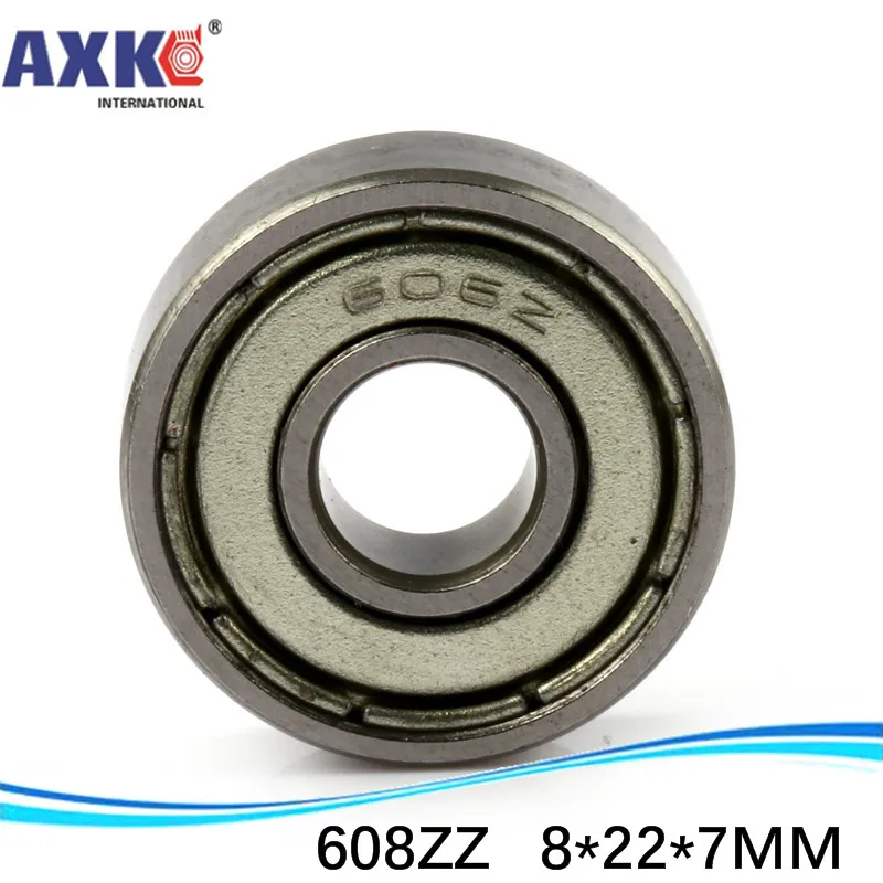 (1pcs) Double Shielded Miniature Deep Groove Ball Bearings 608ZZ  608-2RS S608ZZ S608-2RS 8*22*7 mm