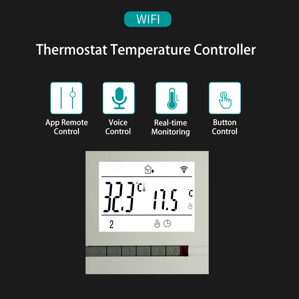 Termostato WiFi regolatore di temperatura acqua/riscaldamento a pavimento elettrico caldaia a Gas Smart Life sistema di controllo Tuya Alexa Google