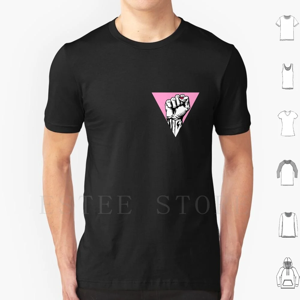Resist * T Shirt Cotton Men DIY Print Queer Trans Q Pink Resist Fist Pride June Pride Month Power Act Up Glf Liberation Front