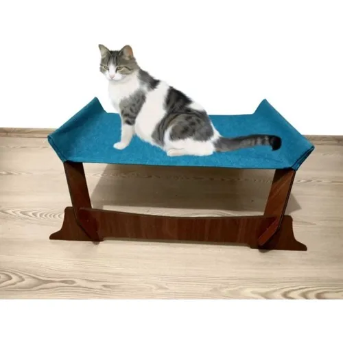 Wooden Cat Hammock Washable and Portable Design