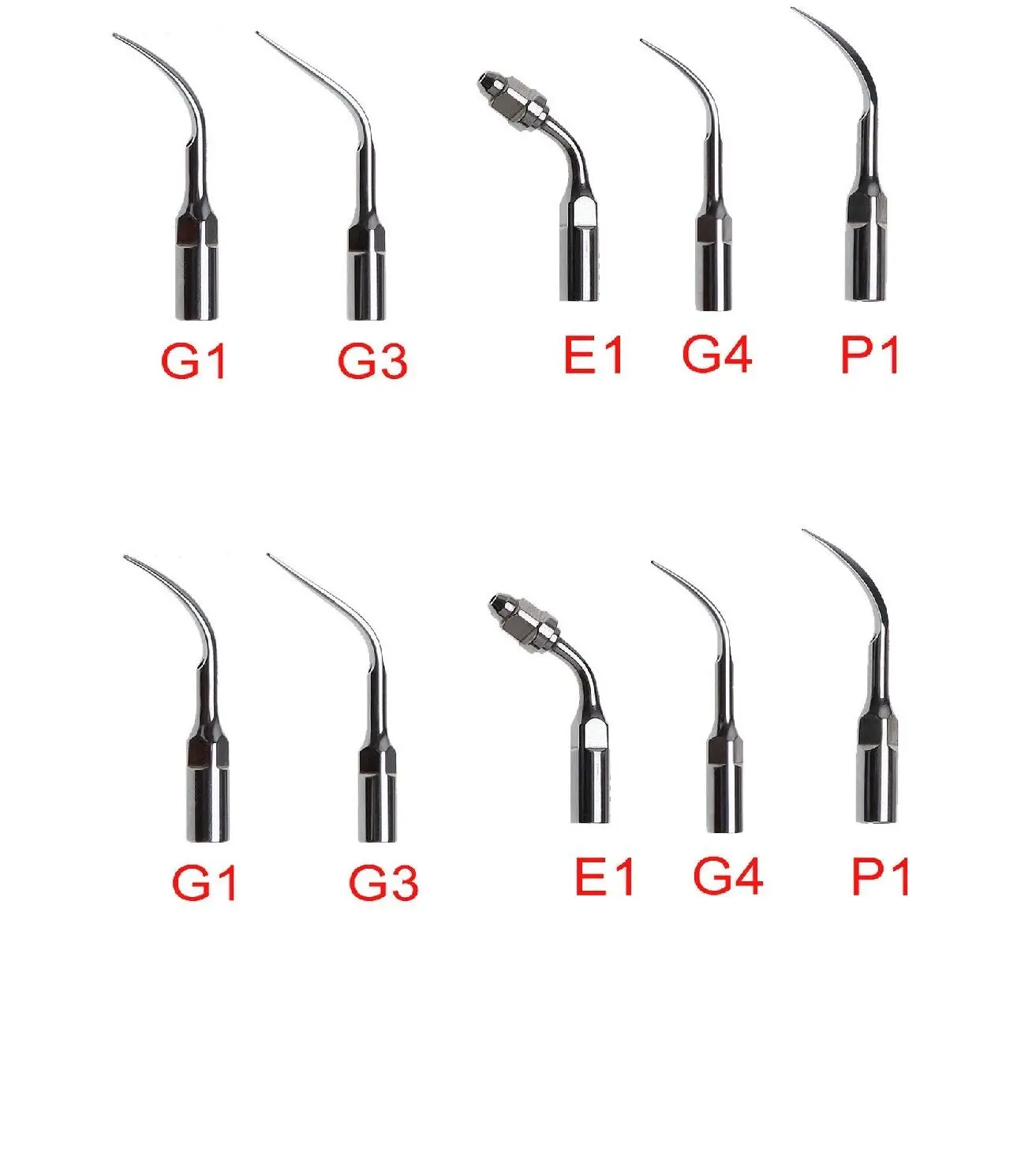 

10PCS Dental Ultrasonic Scaler Endo Perio Tip Scaling for EMS WOODPECKER Handpiece