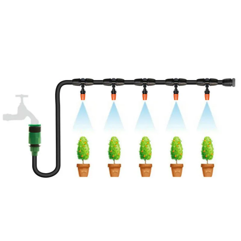 

5m/lot Atomized Automatic Watering Device Agricultural Spray Irrigation Equipment Irrigation System Cooling Water Sprayer E11346