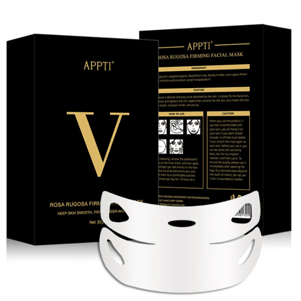 V Shape Mask Massage Face Firming Mask Chin facial  Lifting Mask Wrinkle Shaper V Line Mask Slimming Beauty Skin Care Tool Lady