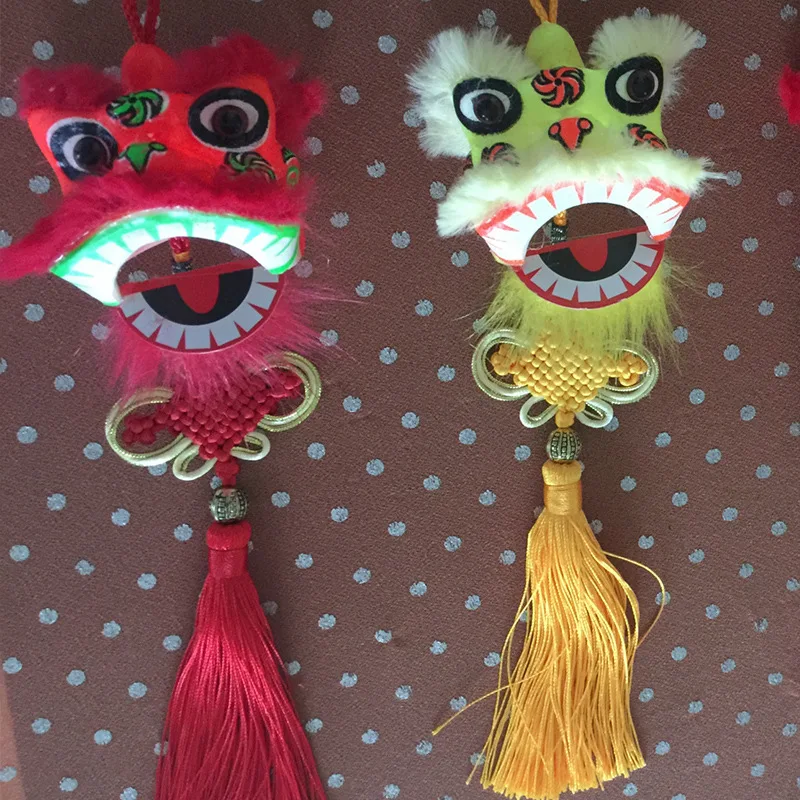 Lion Dance Props Props South Lion South Lion Wake Up Lion Dance Dragon and Lion Dance Props Pendant Gifts Children's Toys