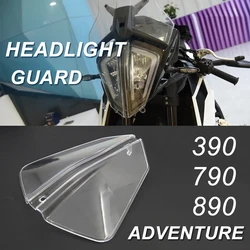 Motorcycle For 390 790 890 Adventure Headlight Guard Protector Cover Protection Headlight Guard Fit 390 Adventure 2020 2021 2022