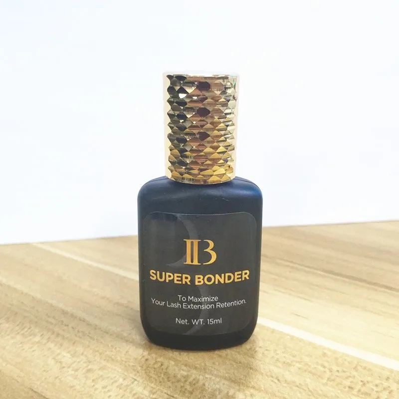 Agente de fijación IB SUPER BONDER para extensiones de pestañas, líquido de curado transparente, 15ml