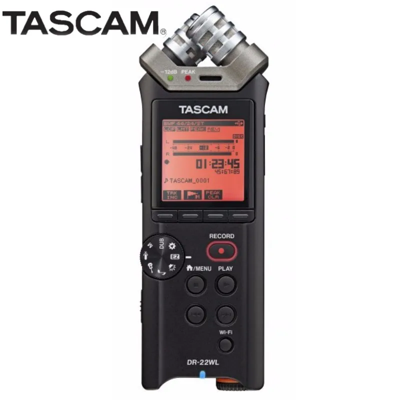 Tascam DR-22WL Latest Wireless New Portable Handheld Recorder with Wi-Fi - Bundled Portable Recorder