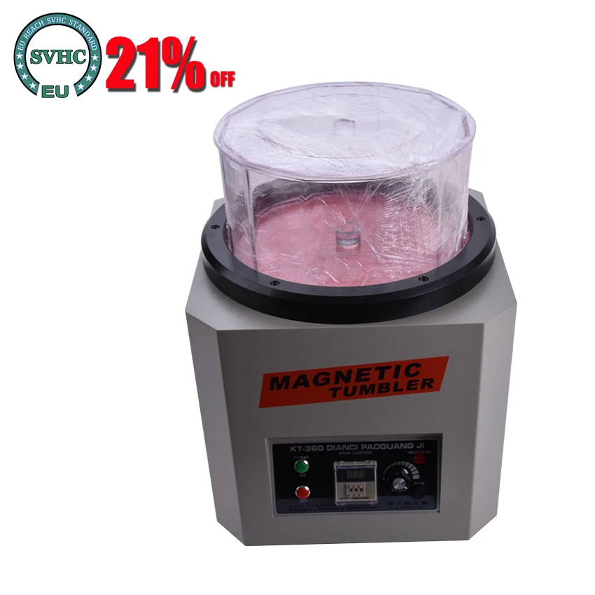 

Reversing Magnetic Tumbler KT-360A 110V/220V Jewelry Polishing Machine Goldsmith Tools Capacity 1300g