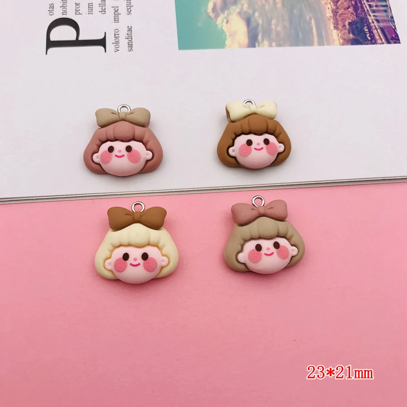 10pcs Kawaii Hot Selling Paw Print Charm for Earring Keychain Jewelry Accessory DIY Making