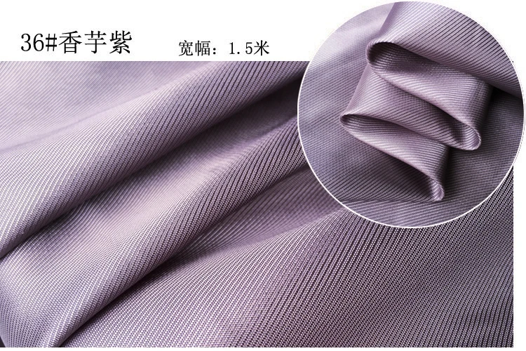 High-end autumn and winter cashmere coat lining 50% cotton 50% polyester anti-static twill lining fabric fabrics for sewing