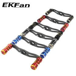 EKFan 탄소 섬유 낚시 릴 핸들 및 만화경 스타일 합금 손잡이, 8*5mm 구멍 DAI 낚시 릴 액세서리, 105mm