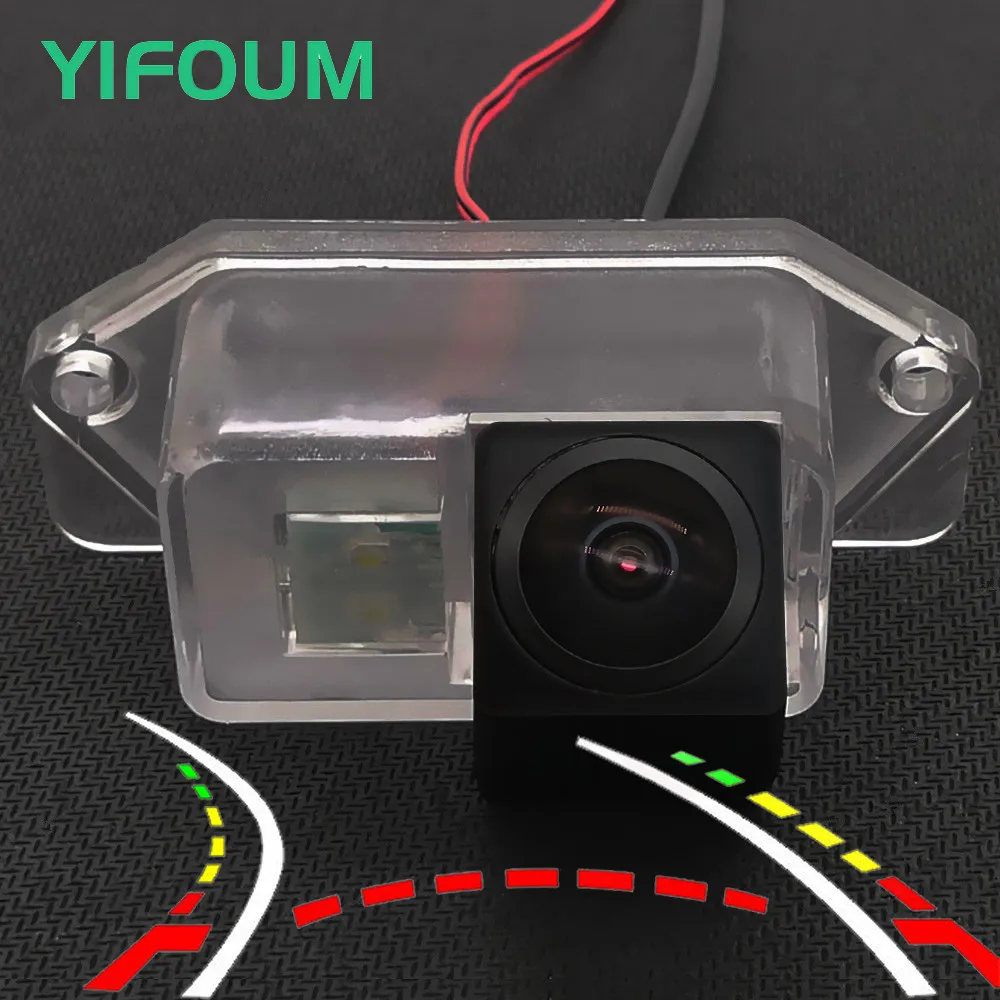 AHD Fisheye Dynamic Trajectory Car Rear View Camera For Mitsubishi Eclipse Lancer 8 9 10 EX EVO Mirage Pajero GTO Outlander