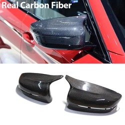 Real Carbon Fiber Replacement Rear view Mirror Cap For BMW 4 5 7 8 series G22 G30 G11 525i 530i 740i 745i 840i 750i 420i 430i