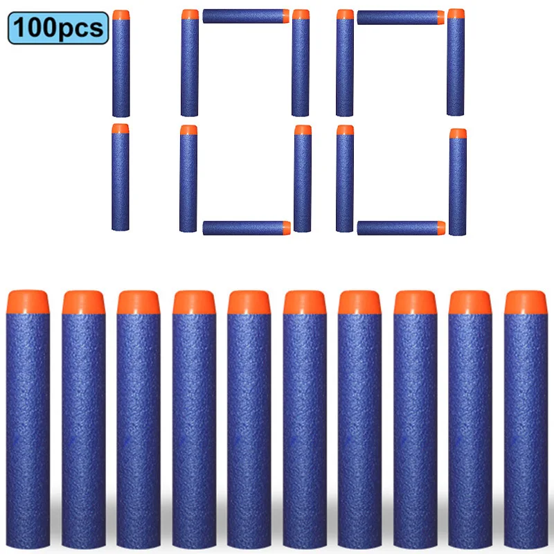 7,2 cm 100 stücke Für Nerf Weiche Kugeln Darts Runde Kopf Refill Schwamm Darts Kinder Kinder Spielzeug Pistole Kugeln Für NERF N-Strike Blasters