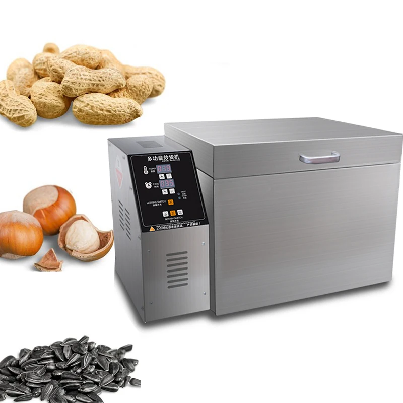 

Small Household Peanut Soybean Cashew Nut Roasting Baking Machine Sesame Coffee Bean Roaster 220V