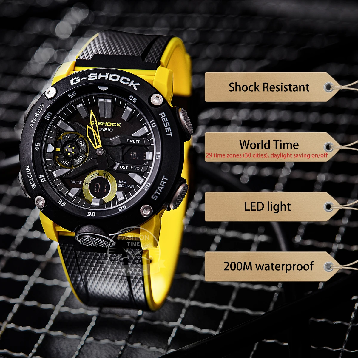 Casio Watch men G-SHOCK top brand luxury set Small Interchangeable strap carbon fiber protection Sport relogi watch GA20001A9